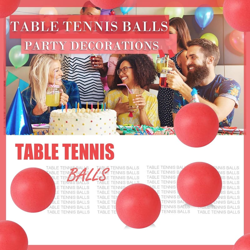 SEEVOR 28 Pcs Balls Table Tennis Balls 40mm Color Plastic Balls Bulk Washable Small Game Balls for Party Decoration Handcrafted Art Carnival Pool Games - Image 4